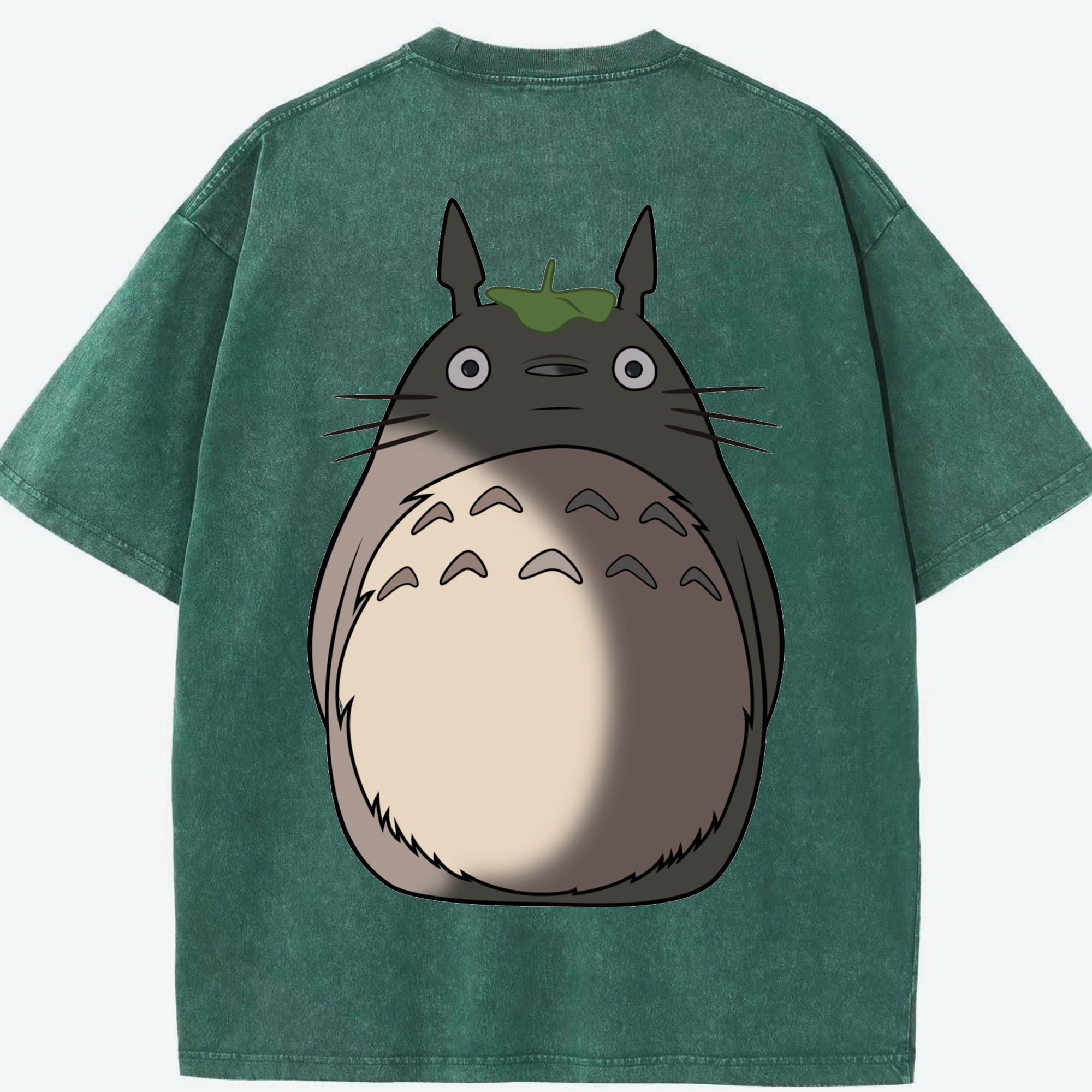 （画像用） となりのトトロ 草壁メイ 草壁サツキ My Neighbor Totoro Satsuki Kusakabe Mei Kusakabe 綿100% ヴィンテージ風 半袖Tシャツ（背面プリント）